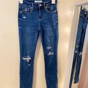 Dynamite Kate Distressed Skinny Jeans - Size 24